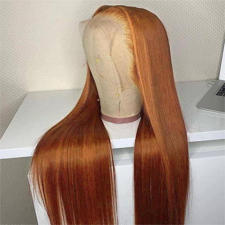 [2Wigs 13x6] Ginger Colored & 99J Colored 30 Inches Lace Frontal Wigs