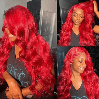 [2Wigs 13x6] Ginger Colored & Red Colored 24 Inches Lace Frontal Wigs