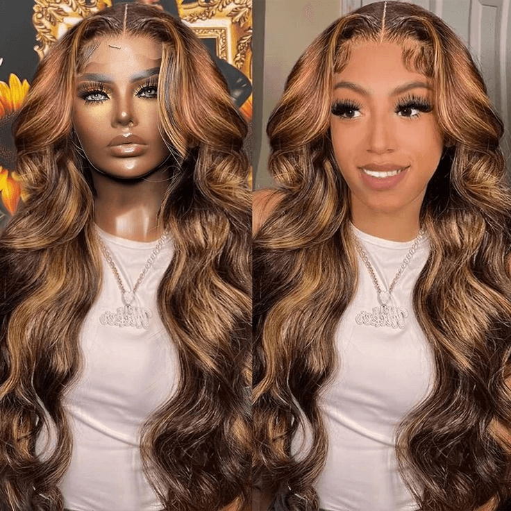 Tuneful-hair-Undetectable-HD-lace-4/27-Highlight-wigs