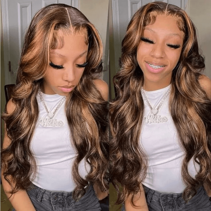 Tuneful-hair-Undetectable-HD-lace-4/27-Highlight-wigs