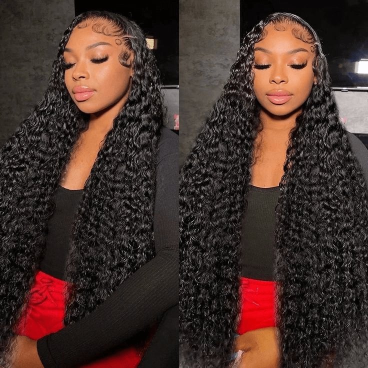 [2Wigs 13x6] Jerry Curly & Straight 30 Inches Lace Frontal Wigs