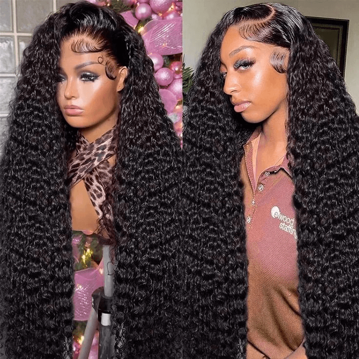 [2Wigs 13x6] Jerry Curly & Straight 30 Inches Lace Frontal Wigs