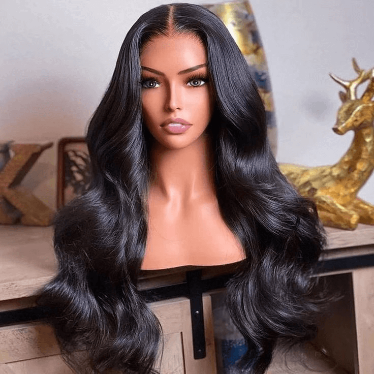 [2Wigs 13x6] Body Wave 1B Color & Red Colored 24 Inches Lace Frontal Wigs